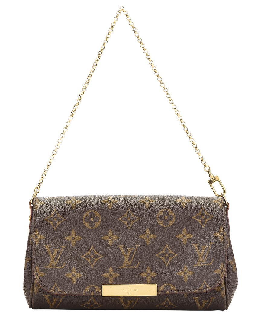 Louis Vuitton Louis Vuitton Brown Monogram Coated Canvas Favorite Pm (Authentic Pre-Loved)