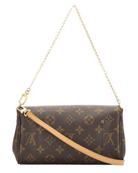 Louis Vuitton Louis Vuitton Brown Monogram Coated Canvas Favorite Pm (Authentic Pre-Loved)