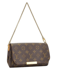 Louis Vuitton Louis Vuitton Brown Monogram Coated Canvas Favorite Pm (Authentic Pre-Loved)