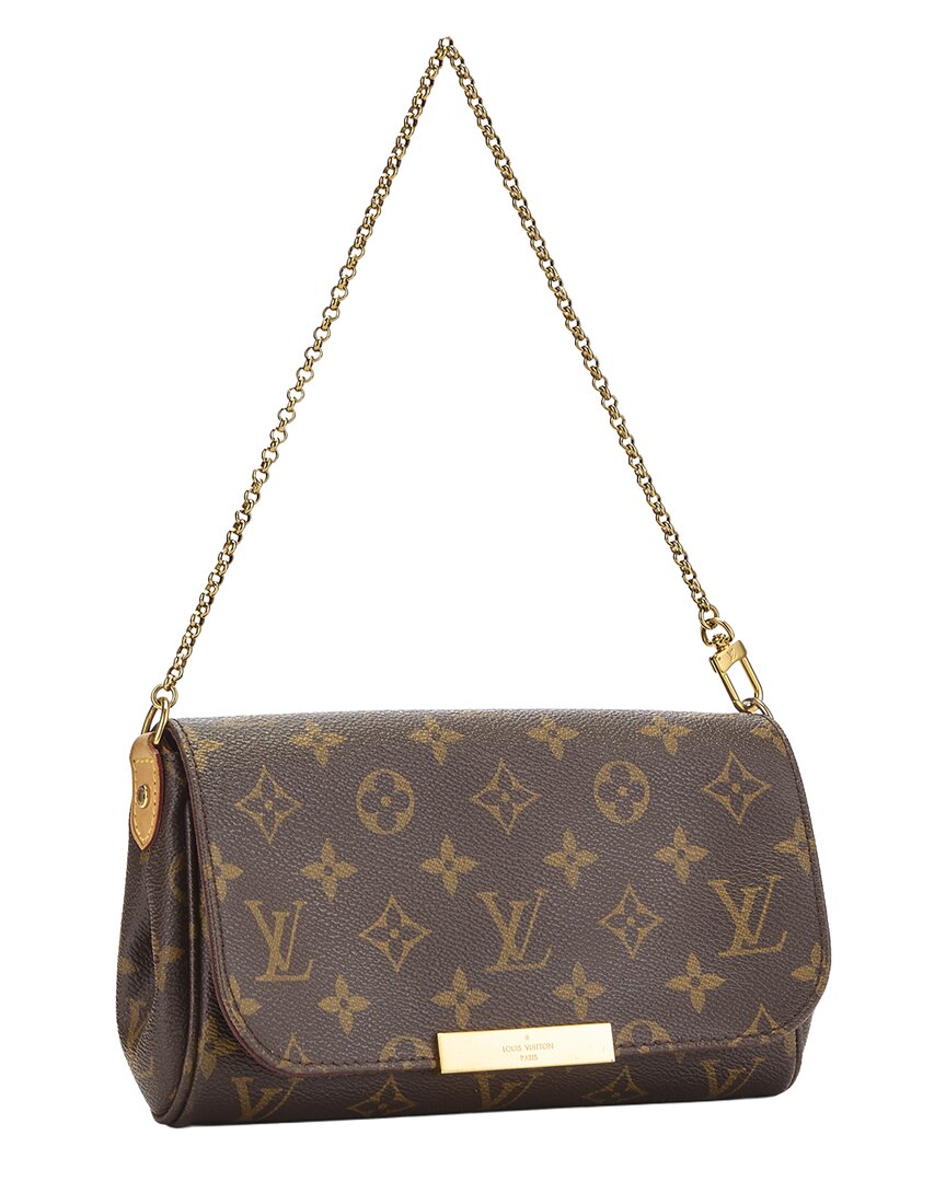 Louis Vuitton Louis Vuitton Brown Monogram Coated Canvas Favorite Pm (Authentic Pre-Loved)