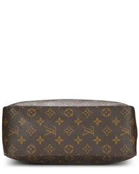 Louis Vuitton Louis Vuitton Brown Monogram Coated Canvas Looping Gm (Authentic Pre-Loved)