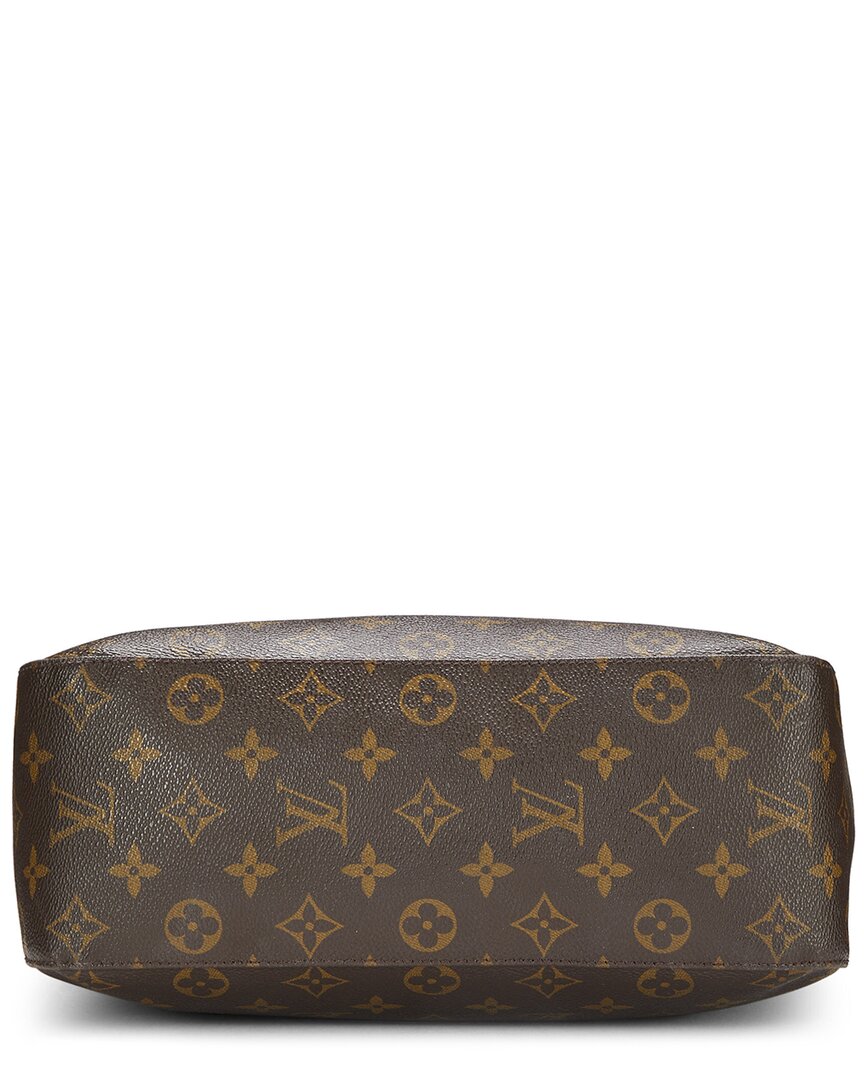 Louis Vuitton Louis Vuitton Brown Monogram Coated Canvas Looping Gm (Authentic Pre-Loved)