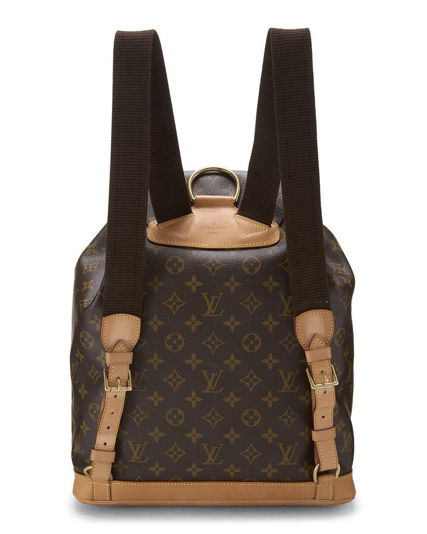Louis Vuitton Louis Vuitton Brown Monogram Coated Canvas Montsouris Gm (Authentic Pre-Loved)