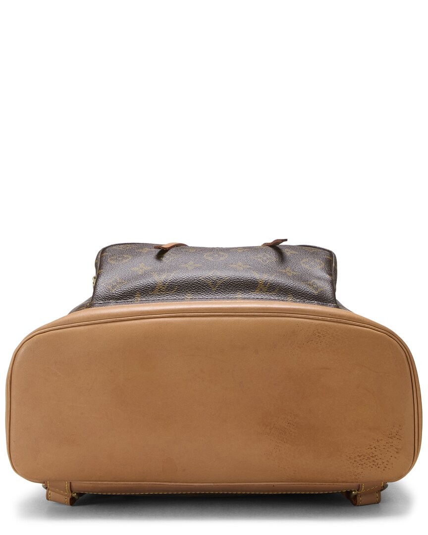 Louis Vuitton Louis Vuitton Brown Monogram Coated Canvas Montsouris Gm (Authentic Pre-Loved)