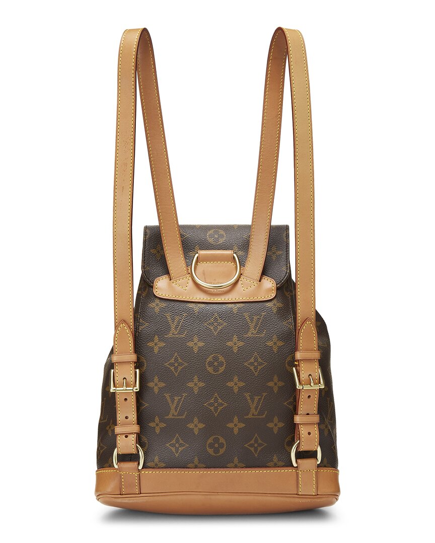 Louis Vuitton Louis Vuitton Brown Monogram Coated Canvas Montsouris Mm (Authentic Pre-Loved)