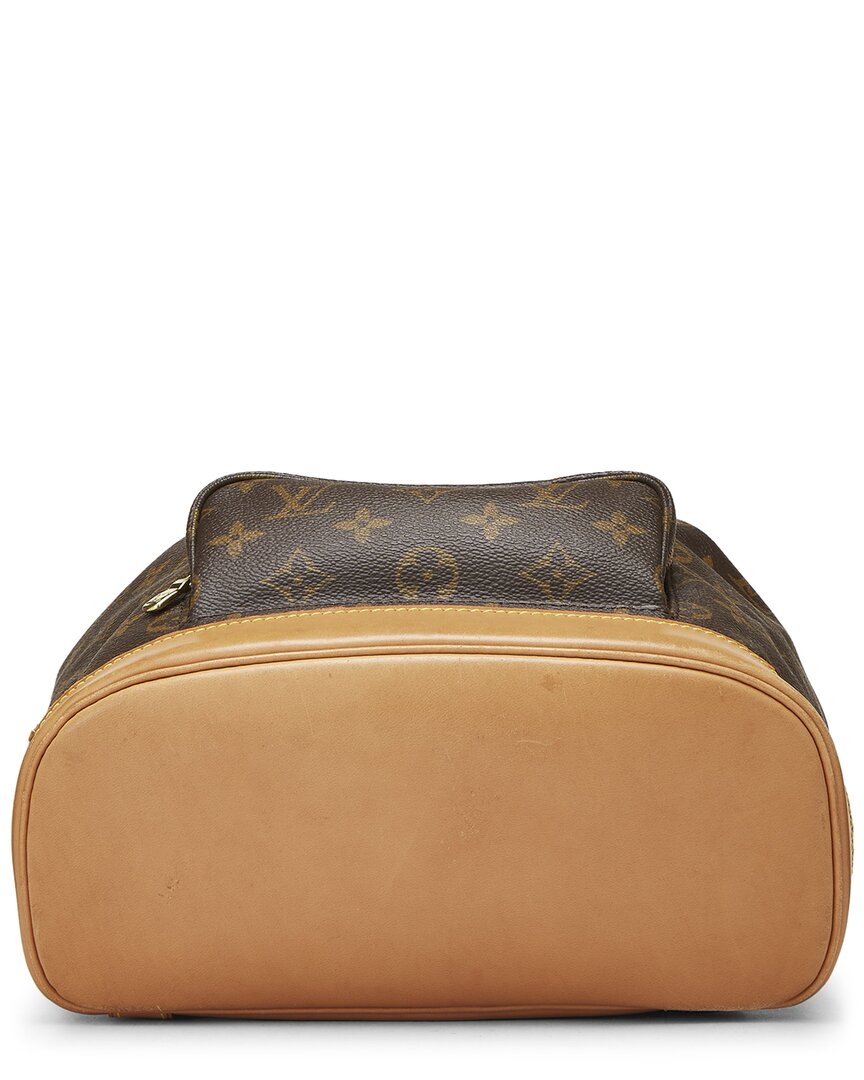 Louis Vuitton Louis Vuitton Brown Monogram Coated Canvas Montsouris Mm (Authentic Pre-Loved)
