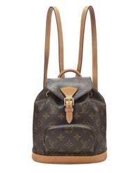 Louis Vuitton Louis Vuitton Brown Monogram Coated Canvas Montsouris Pm (Authentic Pre-Loved)