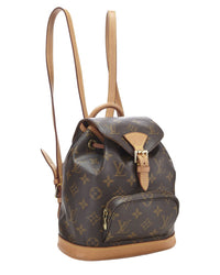 Louis Vuitton Louis Vuitton Brown Monogram Coated Canvas Montsouris Pm (Authentic Pre-Loved)