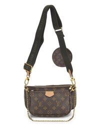 Louis Vuitton Louis Vuitton Green Monogram Coated Canvas Multi Pochette Accessoires