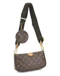 Louis Vuitton Louis Vuitton Green Monogram Coated Canvas Multi Pochette Accessoires