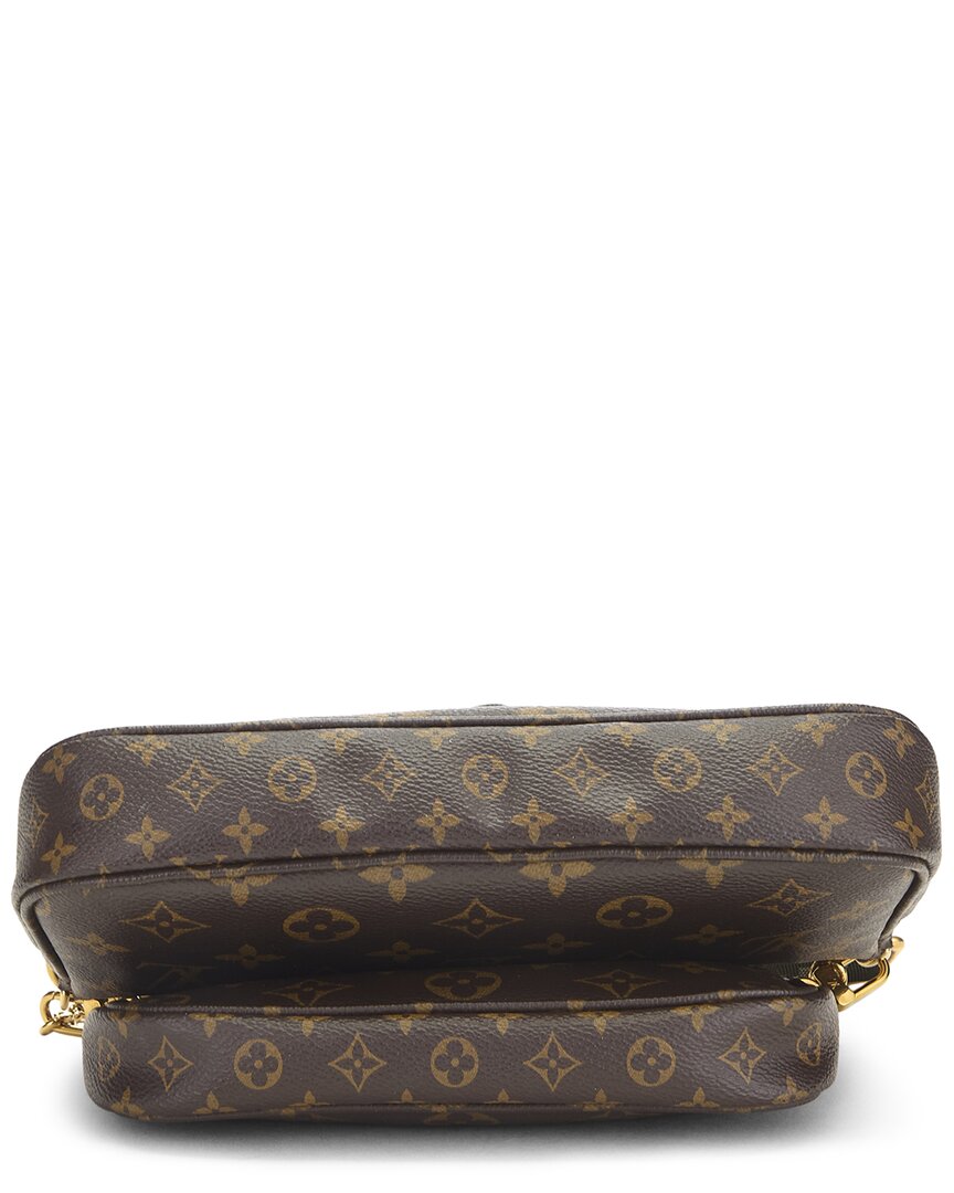 Louis Vuitton Louis Vuitton Green Monogram Coated Canvas Multi Pochette Accessoires