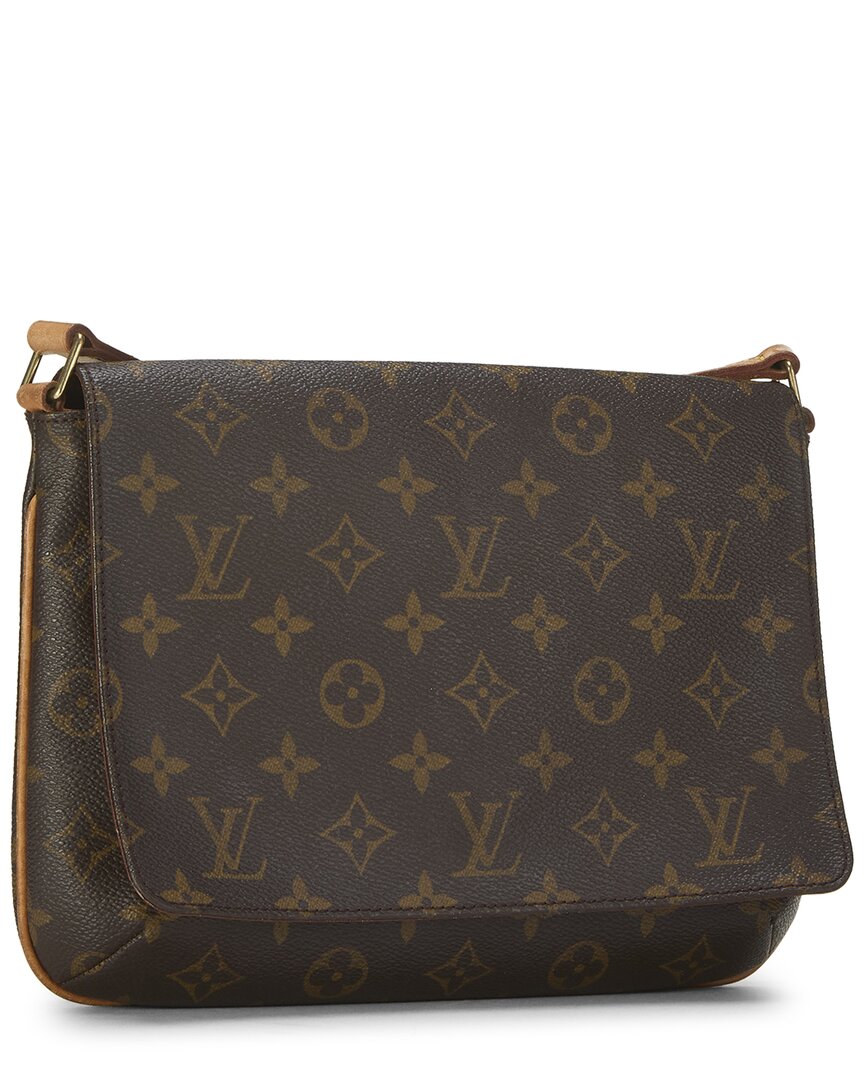Louis Vuitton Louis Vuitton Brown Monogram Coated Canvas Musettetango (Authentic Pre-Loved)