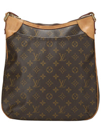 Louis Vuitton Louis Vuitton Brown Monogram Coated Canvas Odeon Mm (Authentic Pre-Loved)