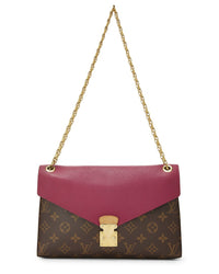 Louis Vuitton Louis Vuitton Purple Monogram Coated Canvas Pallas Chain Bag (Authentic Pre-