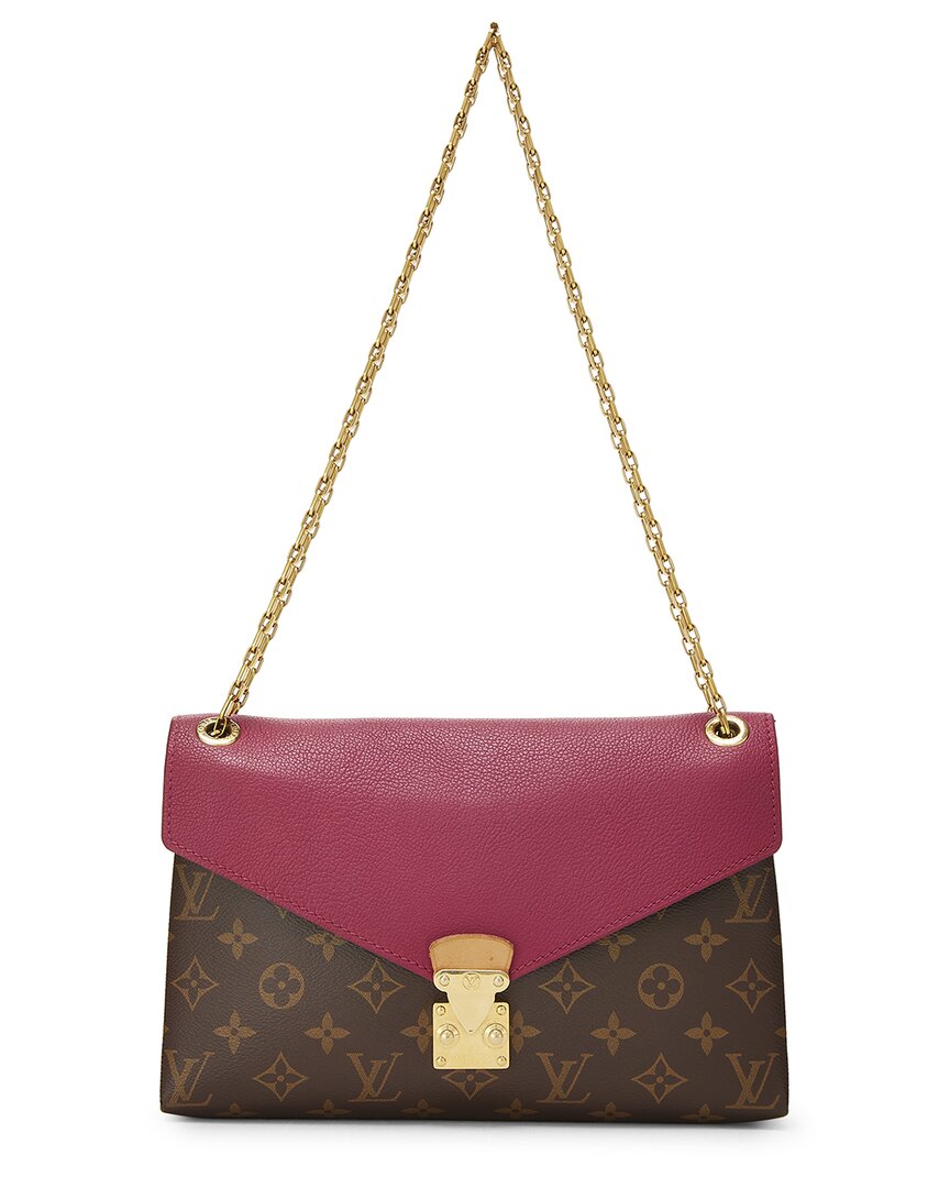 Louis Vuitton Louis Vuitton Purple Monogram Coated Canvas Pallas Chain Bag (Authentic Pre-