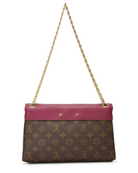 Louis Vuitton Louis Vuitton Purple Monogram Coated Canvas Pallas Chain Bag (Authentic Pre-