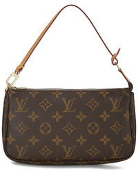 Louis Vuitton Louis Vuitton Brown Monogram Coated Canvas Pochette Accessoiresv2 (Authentic