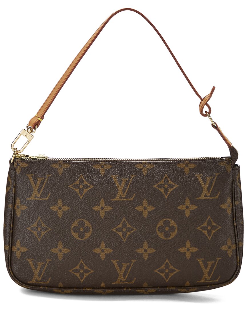 Louis Vuitton Louis Vuitton Brown Monogram Coated Canvas Pochette Accessoiresv2 (Authentic