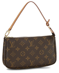 Louis Vuitton Louis Vuitton Brown Monogram Coated Canvas Pochette Accessoiresv2 (Authentic
