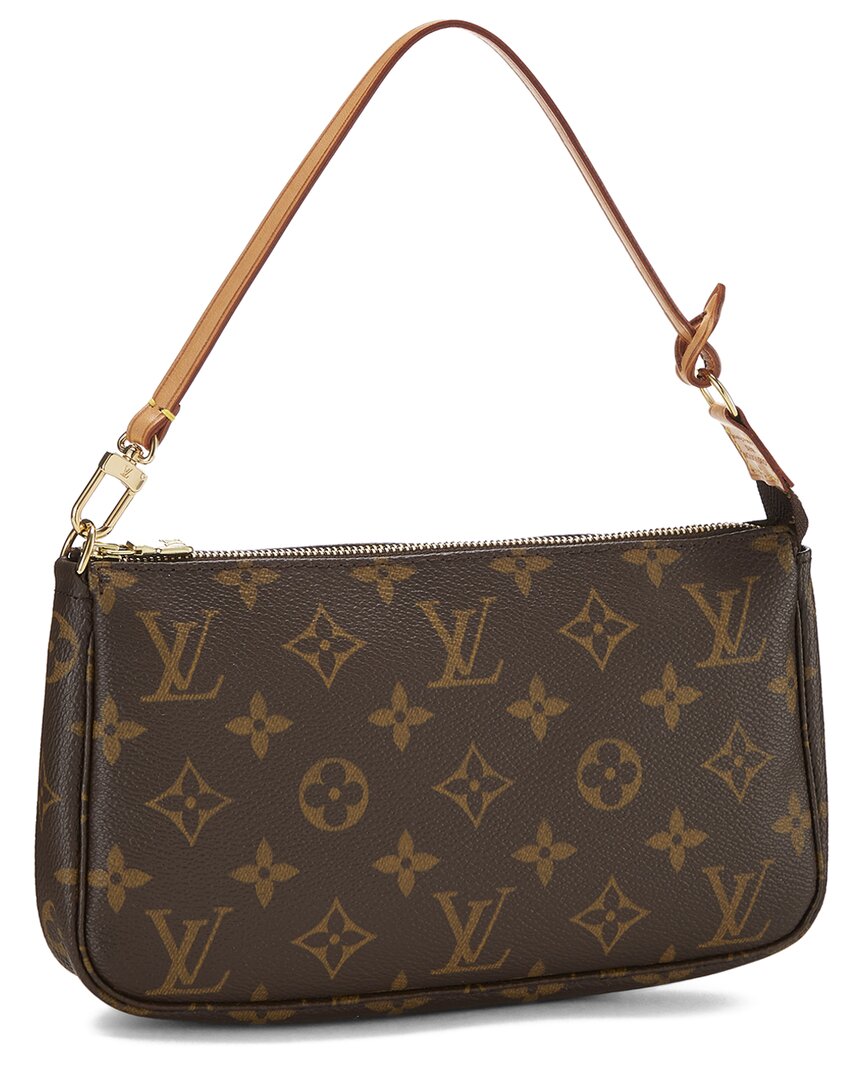 Louis Vuitton Louis Vuitton Brown Monogram Coated Canvas Pochette Accessoiresv2 (Authentic
