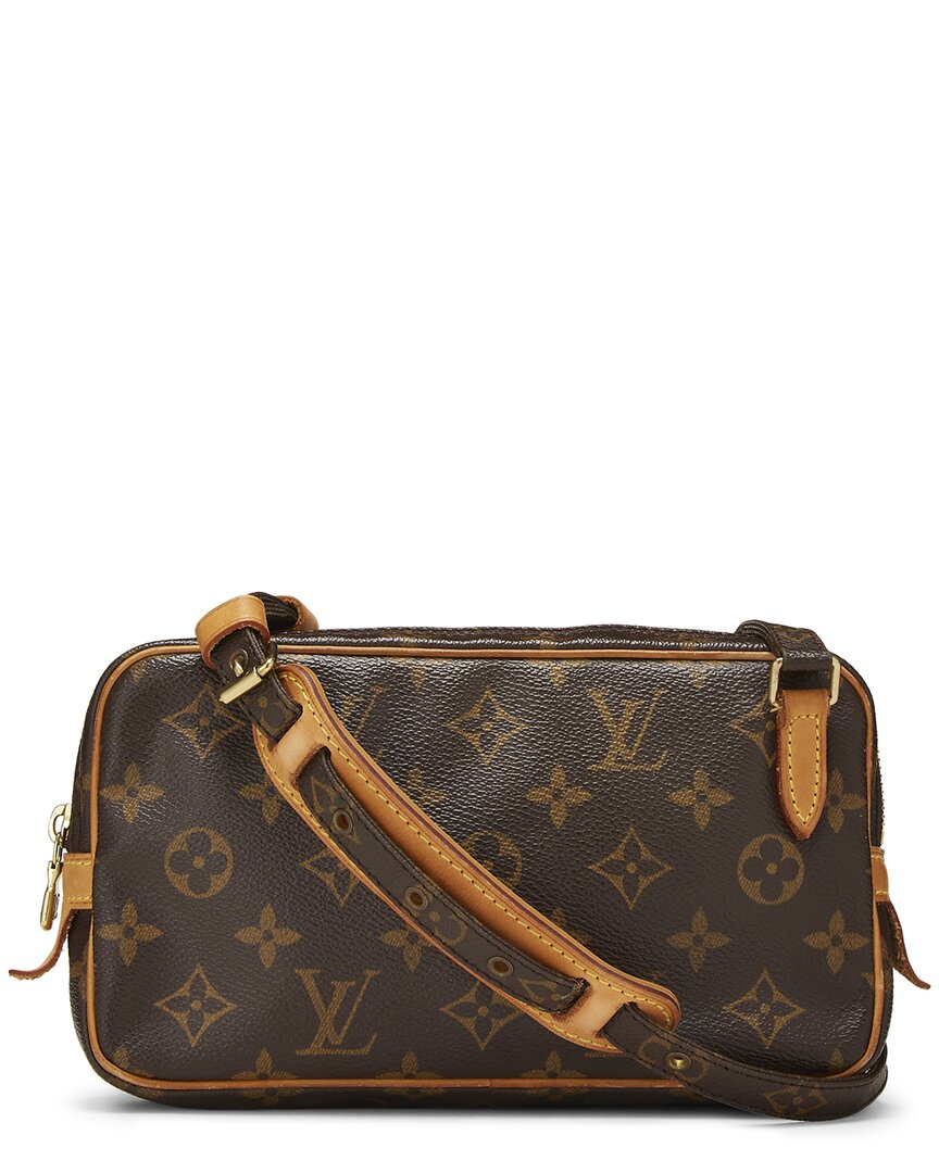 Louis Vuitton Louis Vuitton Brown Monogram Coated Canvas Pochette Marly Bando (Authentic