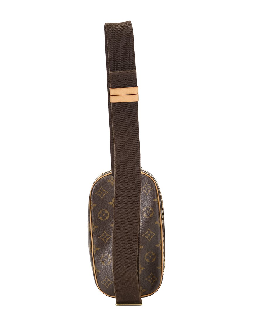 Louis Vuitton Louis Vuitton Brown Monogram Coated Canvas Pochette Gange (Authentic Pre-