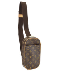 Louis Vuitton Louis Vuitton Brown Monogram Coated Canvas Pochette Gange (Authentic Pre-