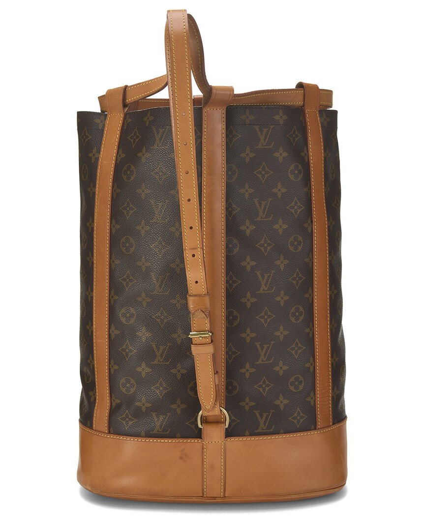 Louis Vuitton Louis Vuitton Brown Monogram Coated Canvas Randonnee Gm (Authentic Pre-Loved)