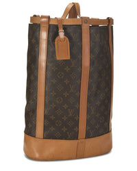 Louis Vuitton Louis Vuitton Brown Monogram Coated Canvas Randonnee Gm (Authentic Pre-Loved)