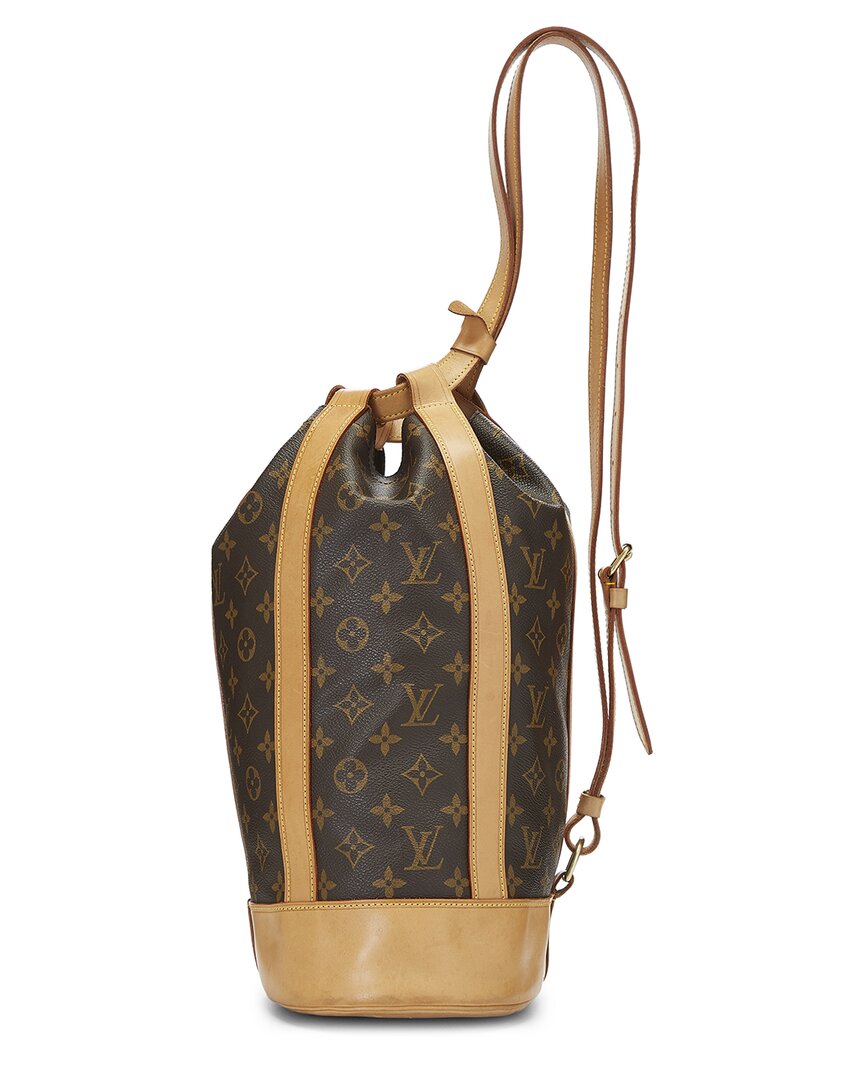 Louis Vuitton Louis Vuitton Brown Monogram Coated Canvas Randonnee Pm (Authentic Pre-Loved)