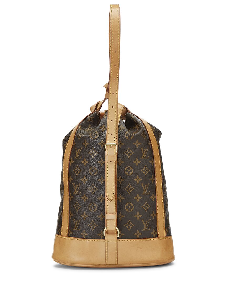 Louis Vuitton Louis Vuitton Brown Monogram Coated Canvas Randonnee Pm (Authentic Pre-Loved)