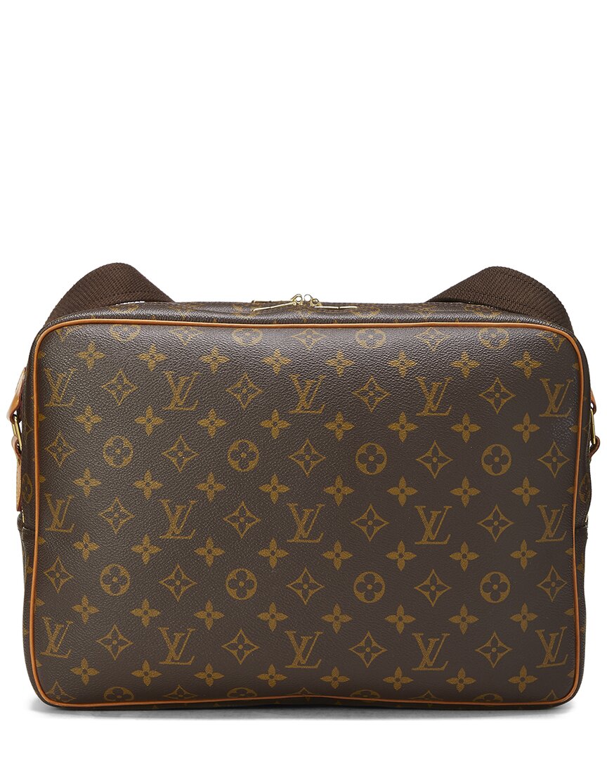 Louis Vuitton Louis Vuitton Brown Monogram Coated Canvas Reporter Gm (Authentic Pre-Loved)