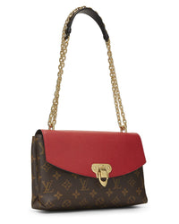 Louis Vuitton Pre-Owned Louis Vuitton Red Monogram Coated Canvas Saint Placide (Authentic Pre-Loved)