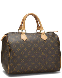 Louis Vuitton Louis Vuitton Brown Monogram Coated Canvas Speedy 30 (Authentic Pre-Loved)