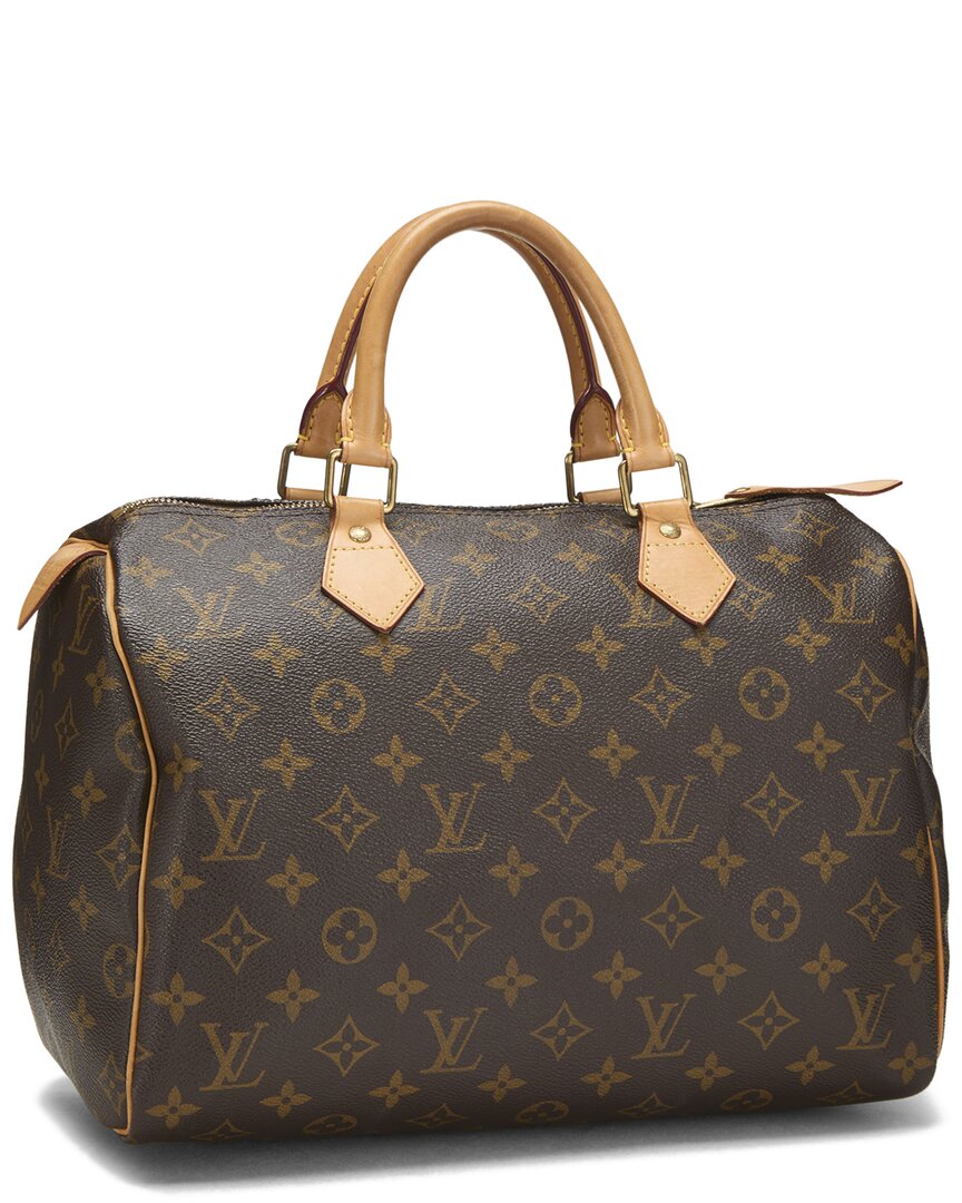 Louis Vuitton Louis Vuitton Brown Monogram Coated Canvas Speedy 30 (Authentic Pre-Loved)