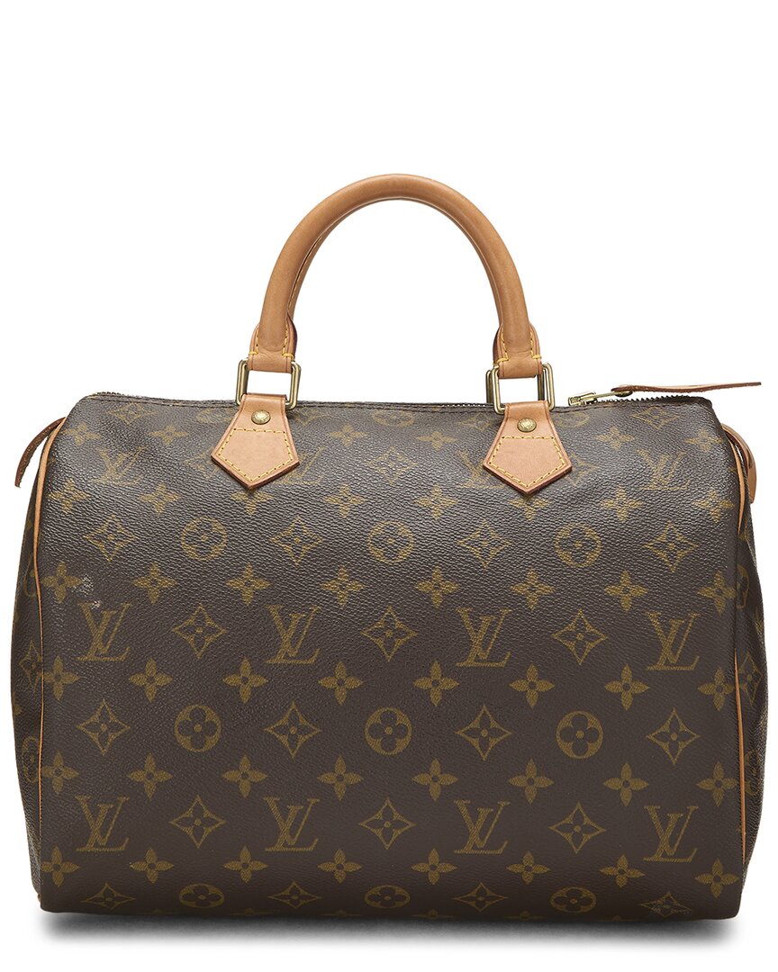 Louis Vuitton Louis Vuitton Brown Monogram Coated Canvas Speedy 30 (Authentic Pre-Loved)