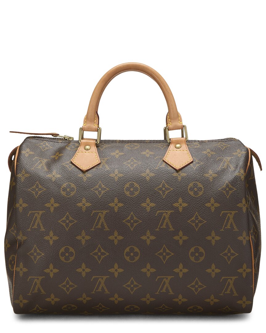 Louis Vuitton Louis Vuitton Brown Monogram Coated Canvas Speedy 30 (Authentic Pre-Loved)