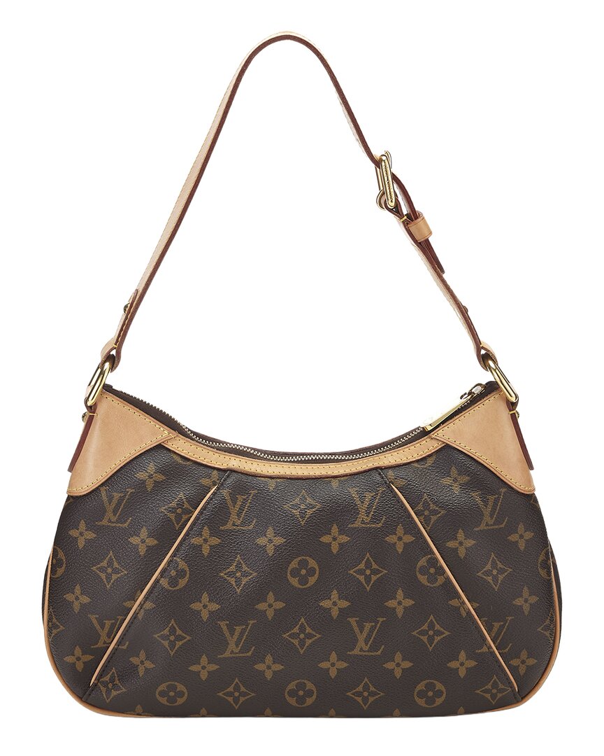 Louis Vuitton Louis Vuitton Brown Monogram Coated Canvas Thames Pm (Authentic Pre-Loved)