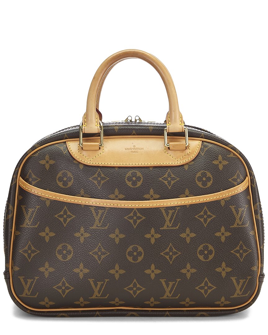 Louis Vuitton Louis Vuitton Brown Monogram Coated Canvas Trouville (Authentic Pre-Loved)