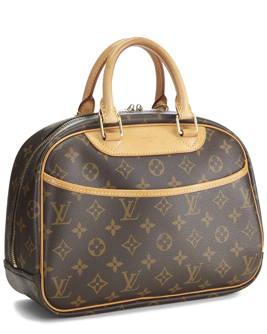 Louis Vuitton Louis Vuitton Brown Monogram Coated Canvas Trouville (Authentic Pre-Loved)