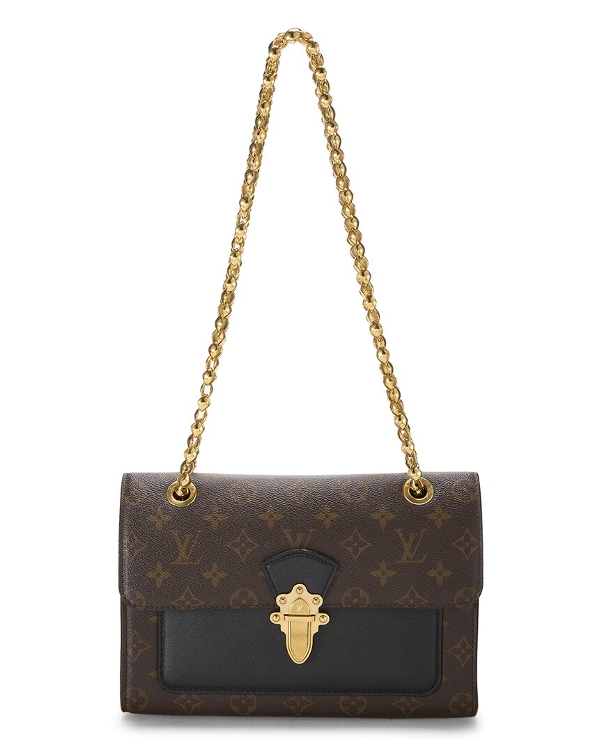 Louis Vuitton Louis Vuitton Black Monogram Coated Canvas Victoire (Authentic Pre-Loved)
