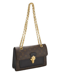 Louis Vuitton Louis Vuitton Black Monogram Coated Canvas Victoire (Authentic Pre-Loved)