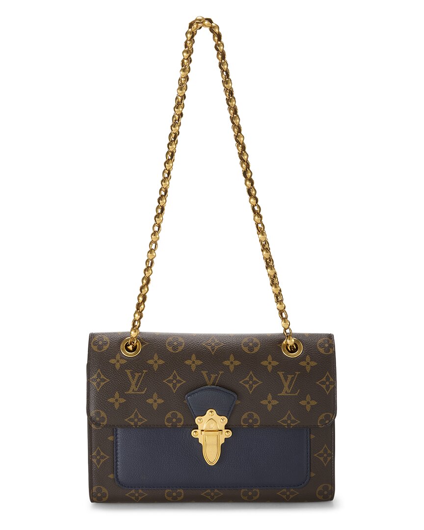 Louis Vuitton Louis Vuitton Navy Monogram Coated Canvas Victoire (Authentic Pre-Loved)