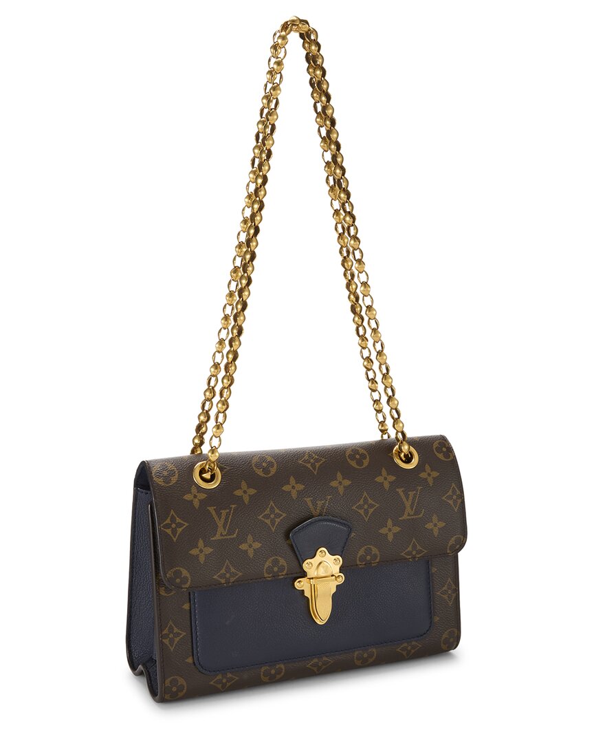 Louis Vuitton Louis Vuitton Navy Monogram Coated Canvas Victoire (Authentic Pre-Loved)