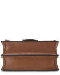 Louis Vuitton Louis Vuitton Brown Monogramreversed Coated Canvas Dauphine Mini (Authentic