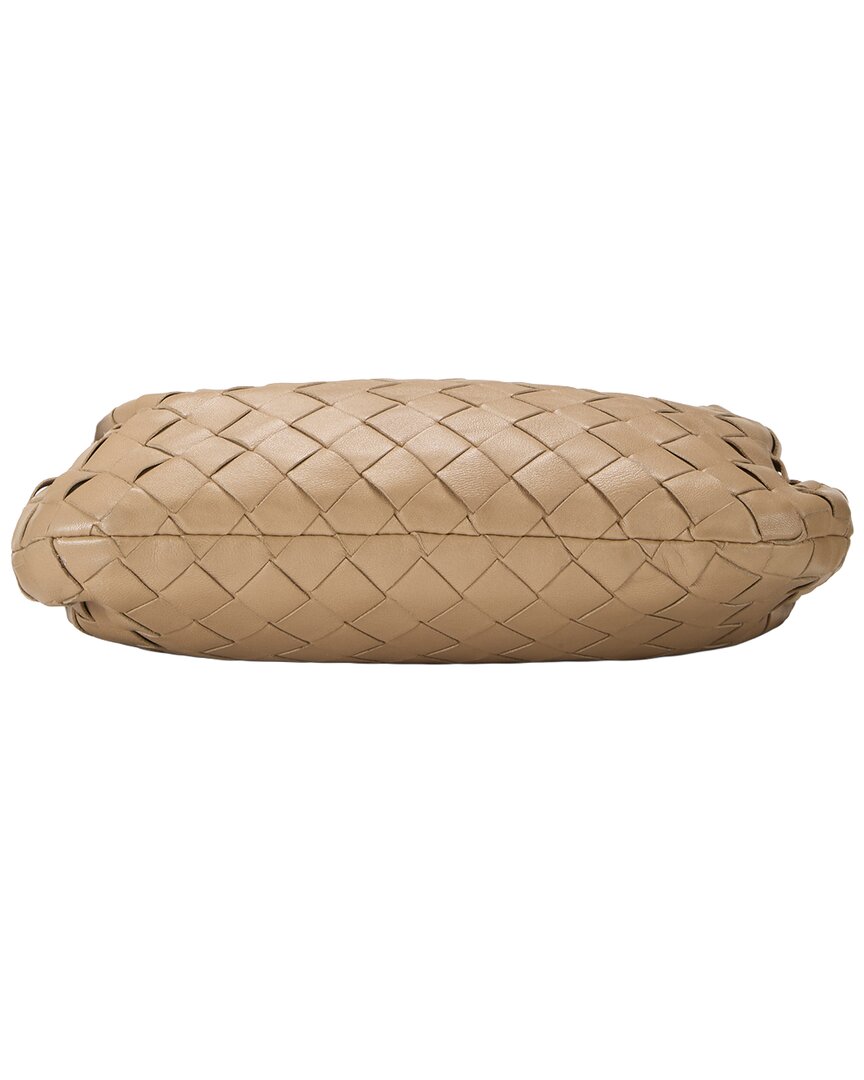 Bottega Veneta Bottega Veneta Beige Intrecciato Leather Jodie Mini (Authentic Pre-Loved)