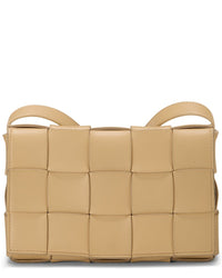 Bottega Veneta Bottega Veneta Beige Maxi Intrecciato Leather Cassette (Authentic Pre-Loved)