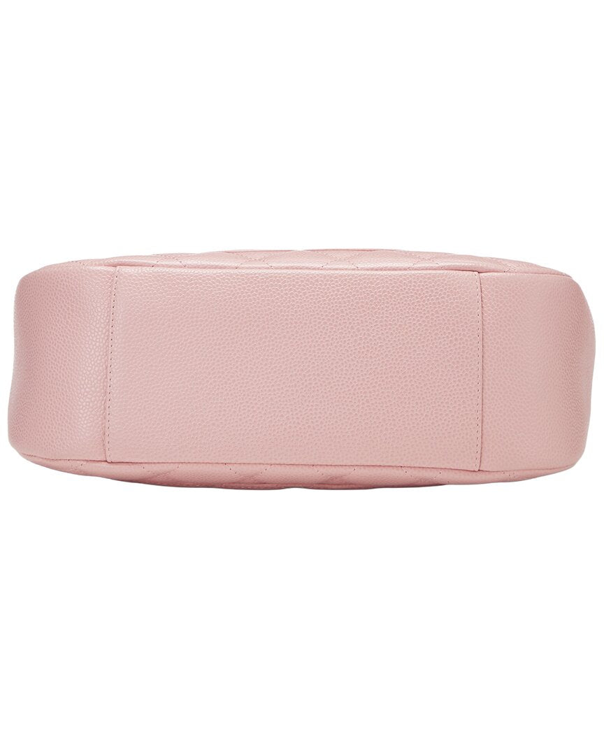 Chanel Chanel Pink Caviar Leather Timeless Cc Shoulder Small (Authentic Pre-Loved)