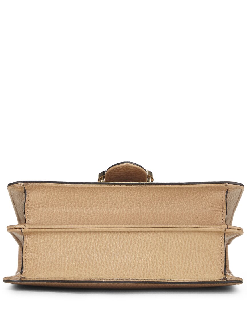 Gucci Gucci Beige Leather Interlocking Crossbody Small (Authentic Pre-Loved)