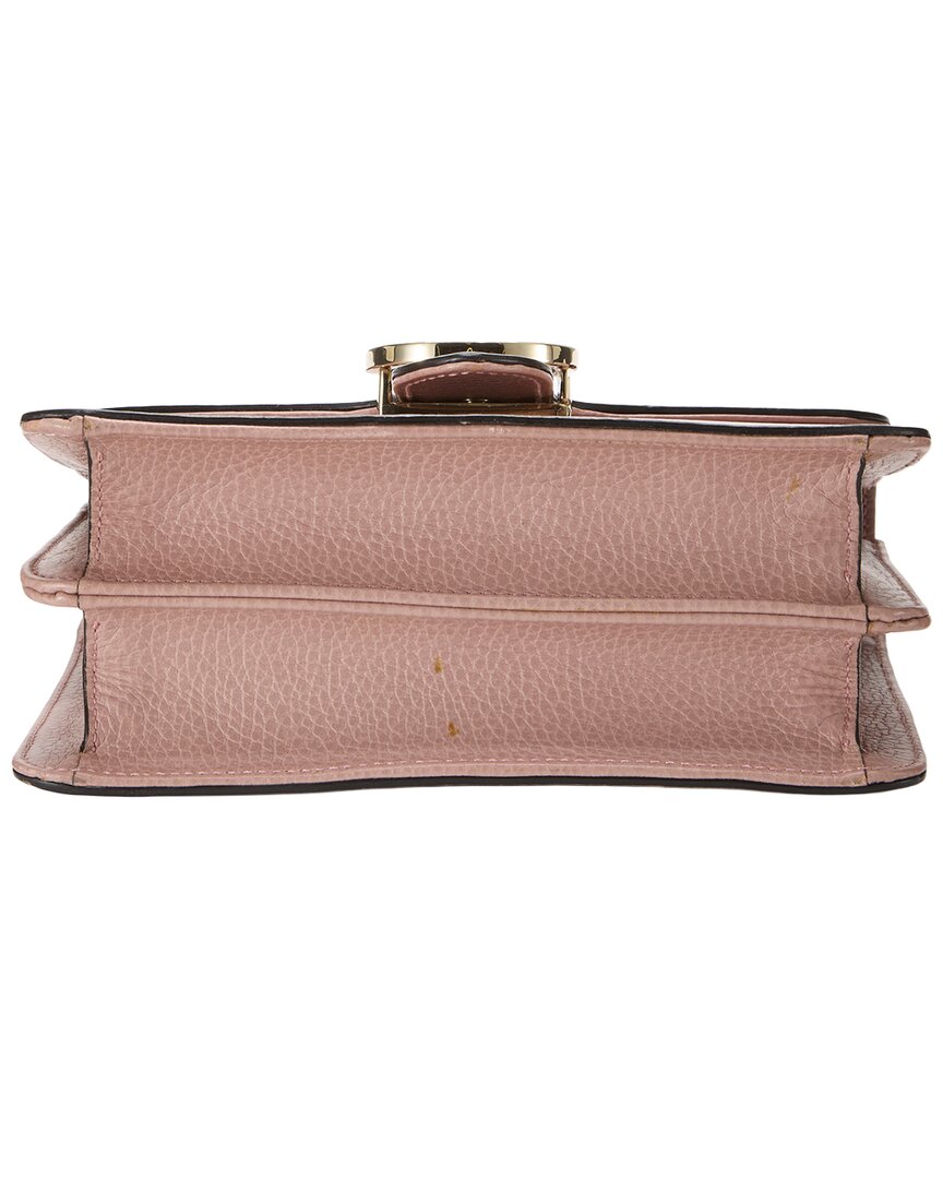 Gucci Gucci Pink Leather Interlocking Crossbody (Authentic Pre-Loved)
